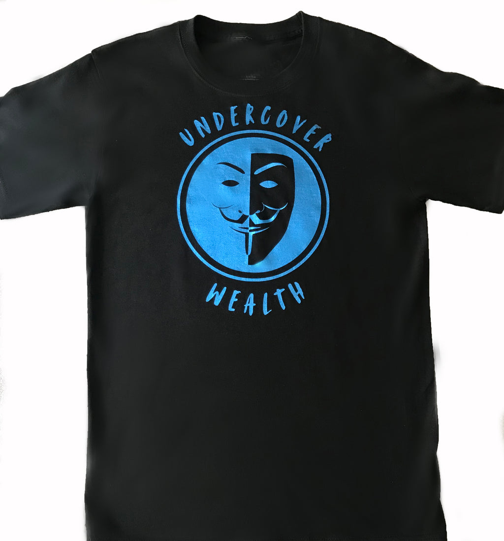 Large Logo Metallic Blue