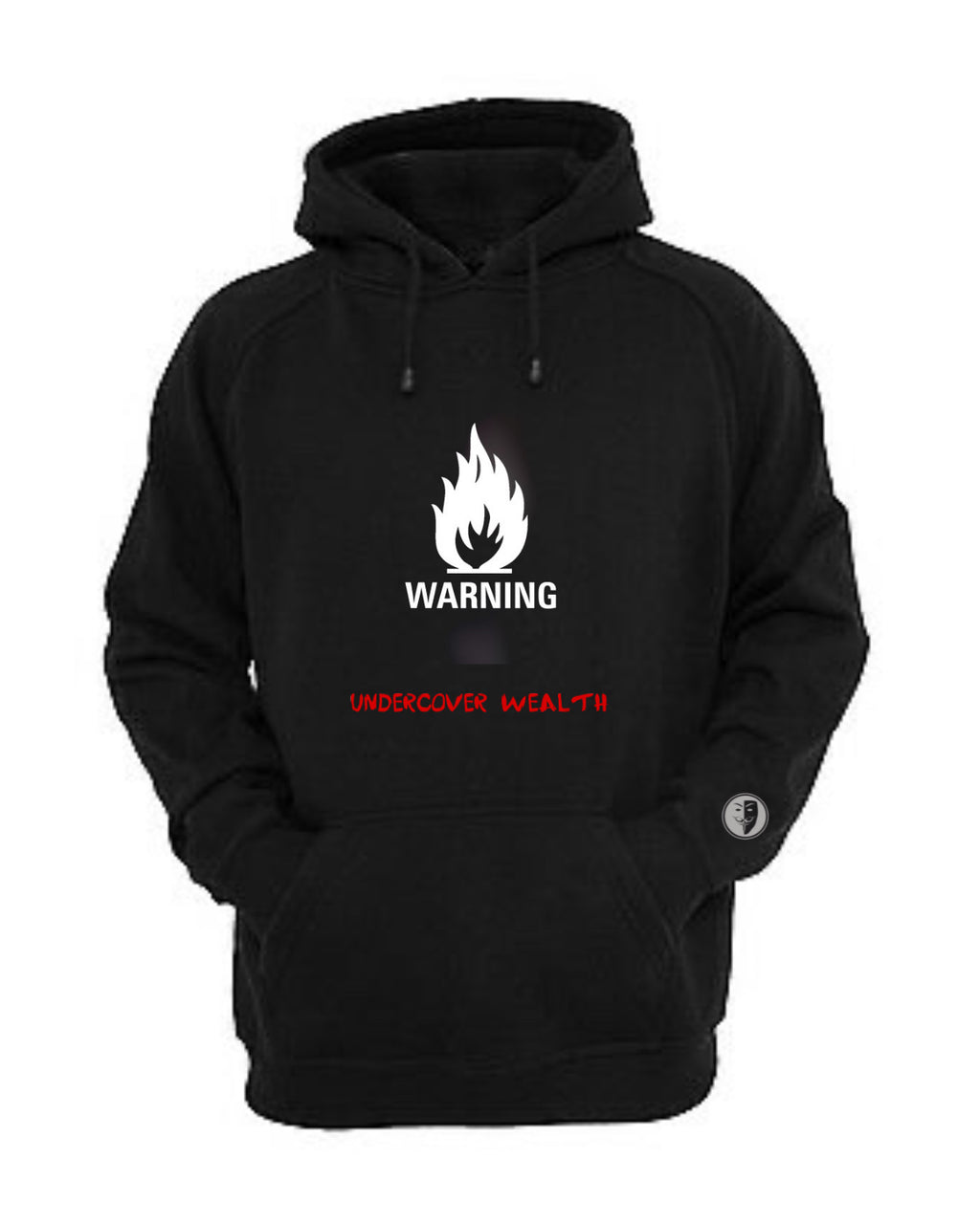 Unisex Reflective Grey Warning Hoodie